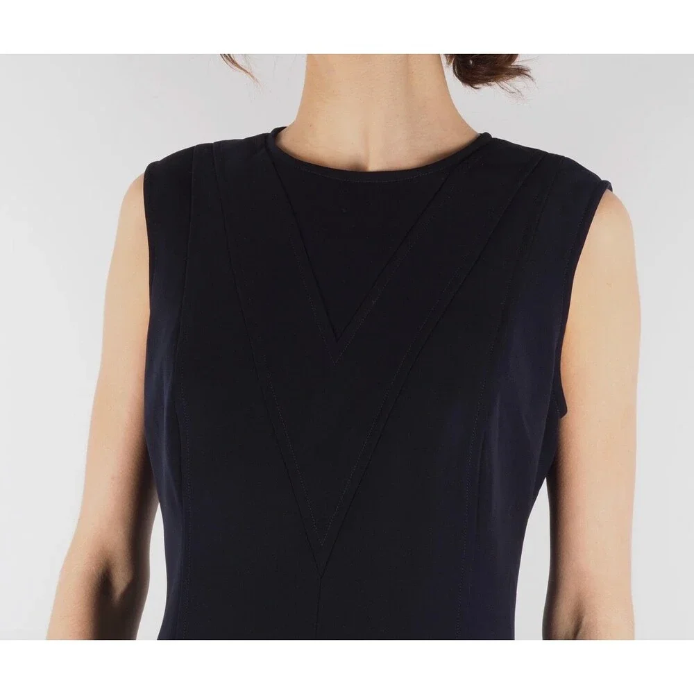 Louis Vuitton Uniformes Navy Fit and Flare Mini Dress Size 38 or US 6 - Picture 2 of 9